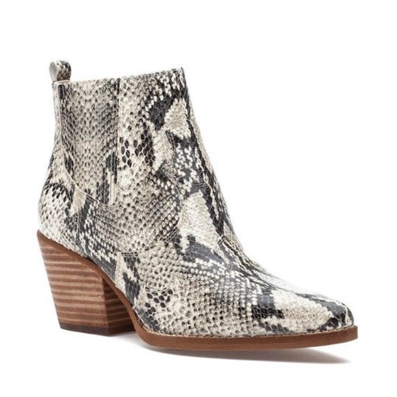 Sam Edelman Snake Skin Booties (6) - Picture 1 of 8